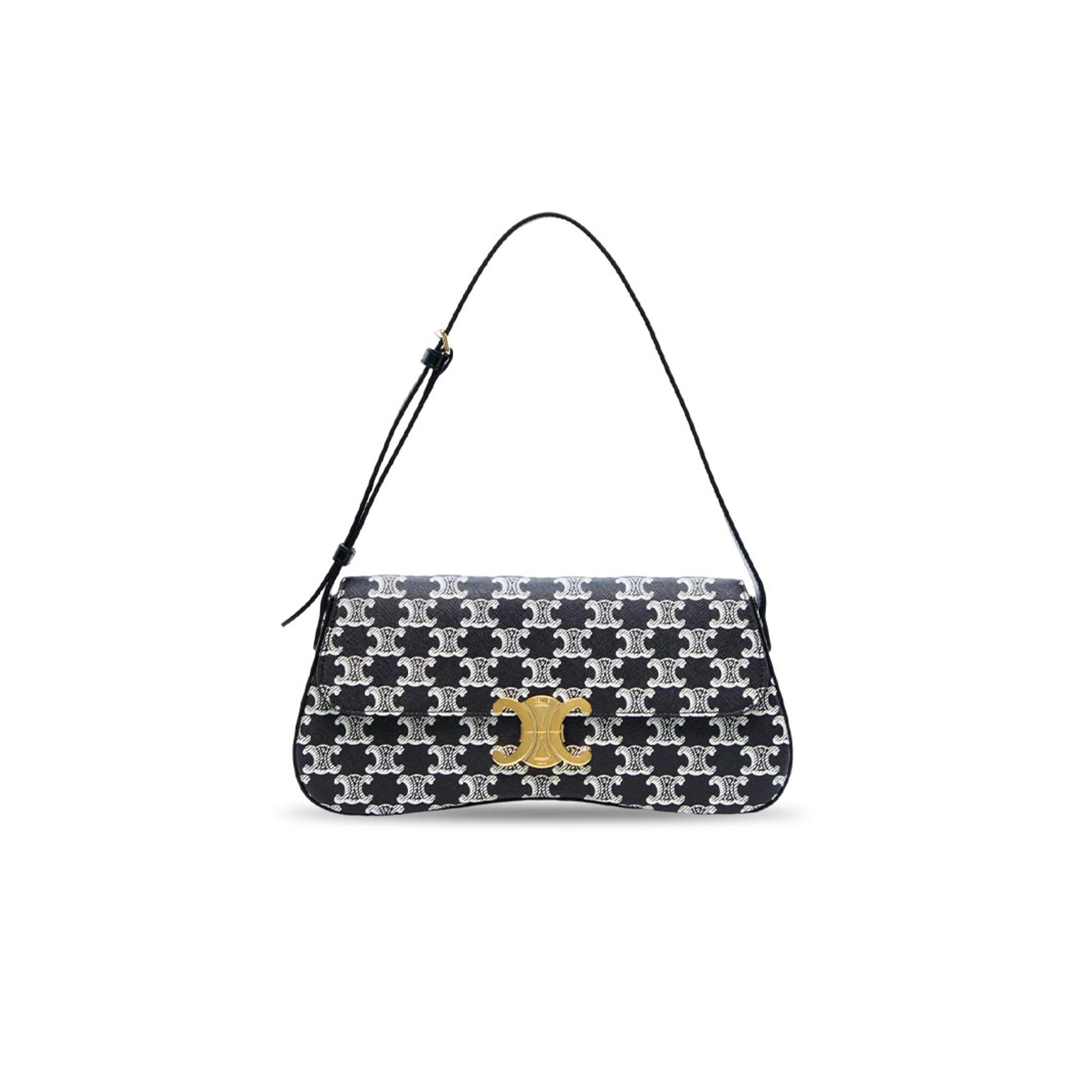 CELINE WOMEN'S BLACK MEDIUM LOLA BAG 115532FQO (28*12*5cm)